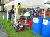 A recycling stall