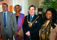 Dignitaries at the launch of the Sheffield Branch of the Jamaican Diaspora