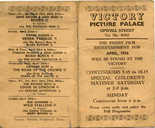 Victory Picture Palace programme
