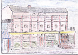 Coliseum, drawing by Keith Farnsworth