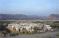 The historical town of Shibam, Yemen