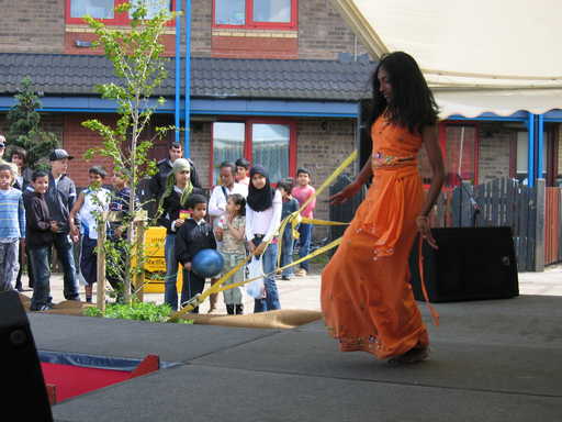 Performance at learning festival
