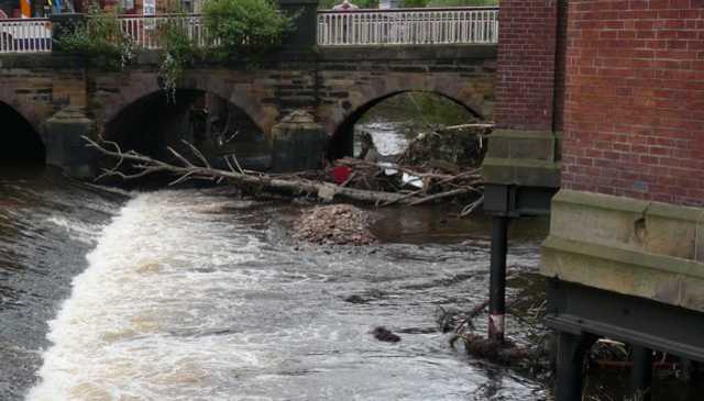 Debris at Lady's Bridge