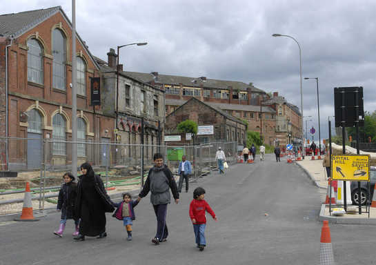 Spital Hill, no traffic, 10:45am.