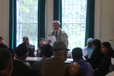 Man speaks at the Elder's Conference