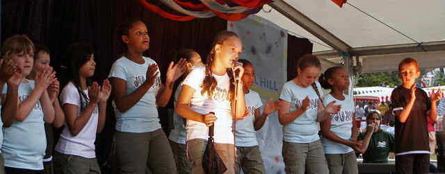 Ellesmere Youth Project mid-performance