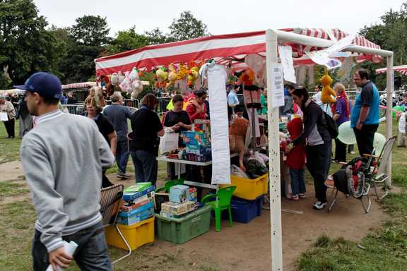 The tombola stall proved very popular