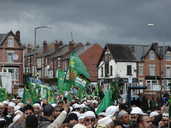 Milaad-un-Nabi procession on Firth Park /Page-Hall  Road 