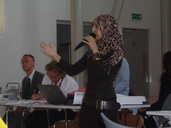 Abtisam at the Area Panel meeting