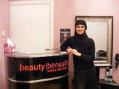 Afshan Islam at her shop