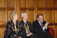 Lady Mayoress, the Lord Mayor and Richard Caborn MP