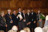Jon Dallow receives his Area Panel award