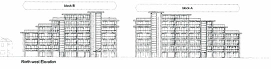 Drawing of proposed Grimesthorpe flats