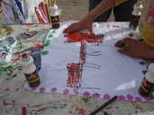 Flag painting