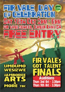Fir Vale Celebration flyer