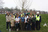 The Fir Vale students and staff and Community Forestry Team
