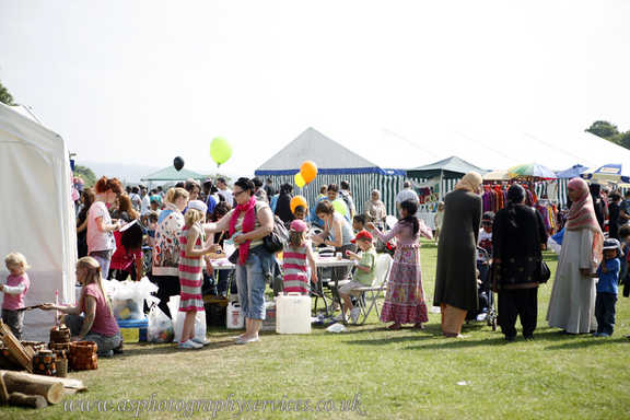 People at the Firth Park Festival