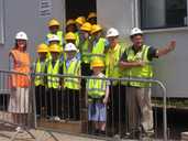 Year 3 visiting the site of the new school 