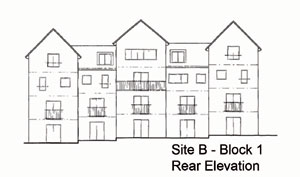 Drawings of houses planned for Grimesthorpe Road