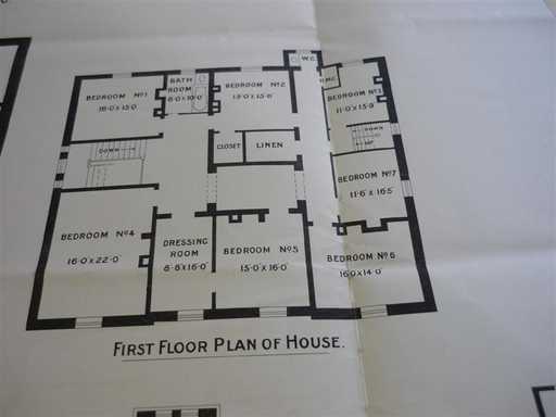 Holtwood House firstfloor plan