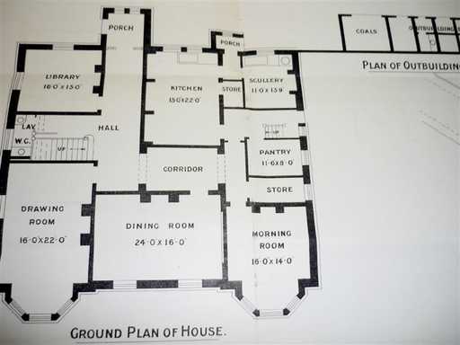 Holtwood House groundfloor plan