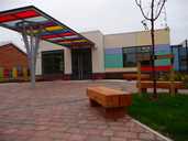 Pye Bank School's new entrance