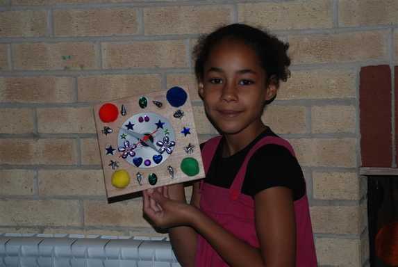 Amazing decorated clock