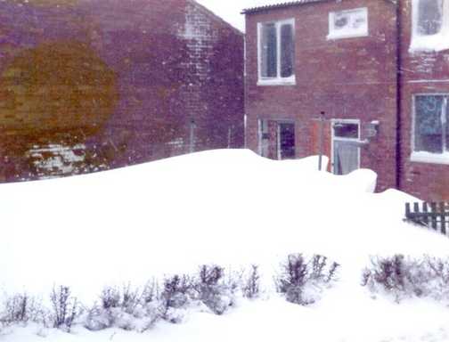 Snow Drifts on the Firshill Estate