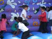 Children on the Bouncy Castle