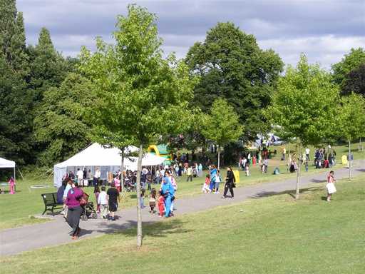 View of the festival