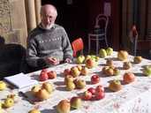Julian Brandran with apple display