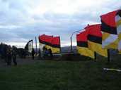 Flags at Beacons Festival