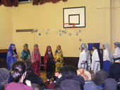 Children performing traditional Yemeni dancing