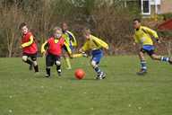 The Under 8s mid-match