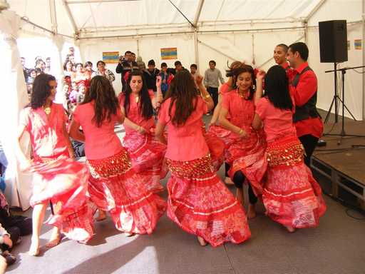 Group dancing