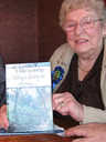 Sylvia Reaney with her new book