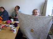 A knit natter member shows us her creation