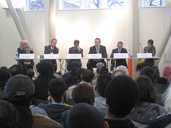 Question Time - election candidates at the Vestry Hall