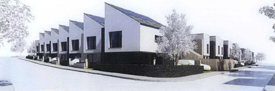 Proposed housing along Ellesmere Road