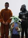 Chewie, Yoda and Darth