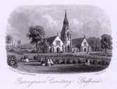 Engraving of the Cemetery Chapels