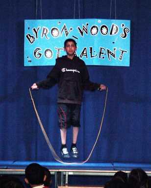 Byron  Wood Talent  show winner