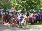 A view of Textile stalls
