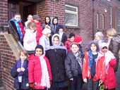 St Caths School Council Faith Walk