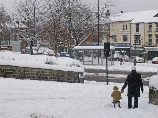 Deep snow in Burngreave Road