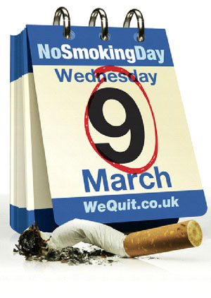 No Smoking Day Event, 9th March, nosmokingday.org.uk