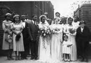 Jamaican family wedding 1949-50