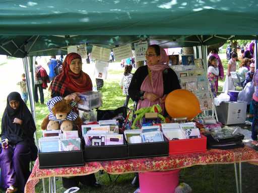 Card stall at Abbeyfield Festival