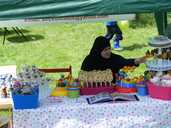 Stall at Abbeyfield Festival