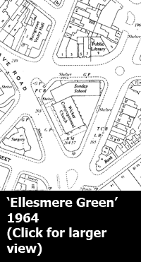 Ellesmere Green 1964 Map